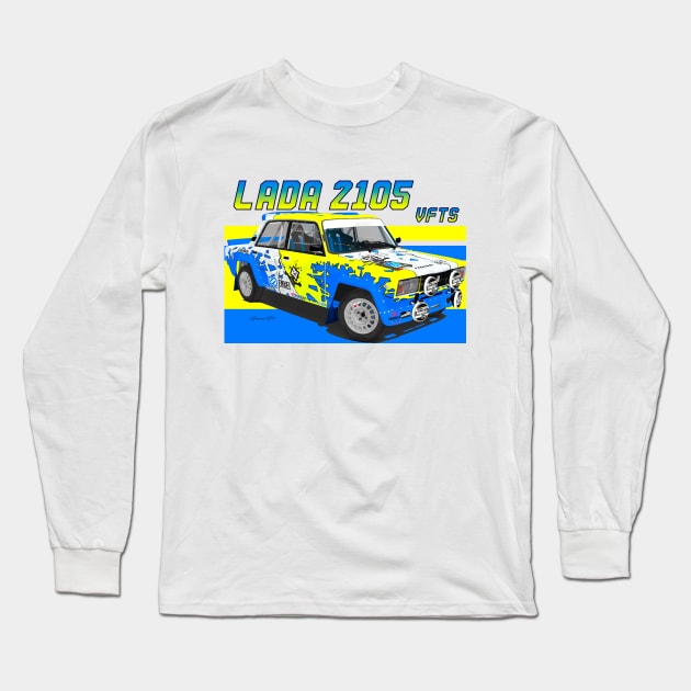 Lada 2105 VFTS Long Sleeve T-Shirt by PjesusArt